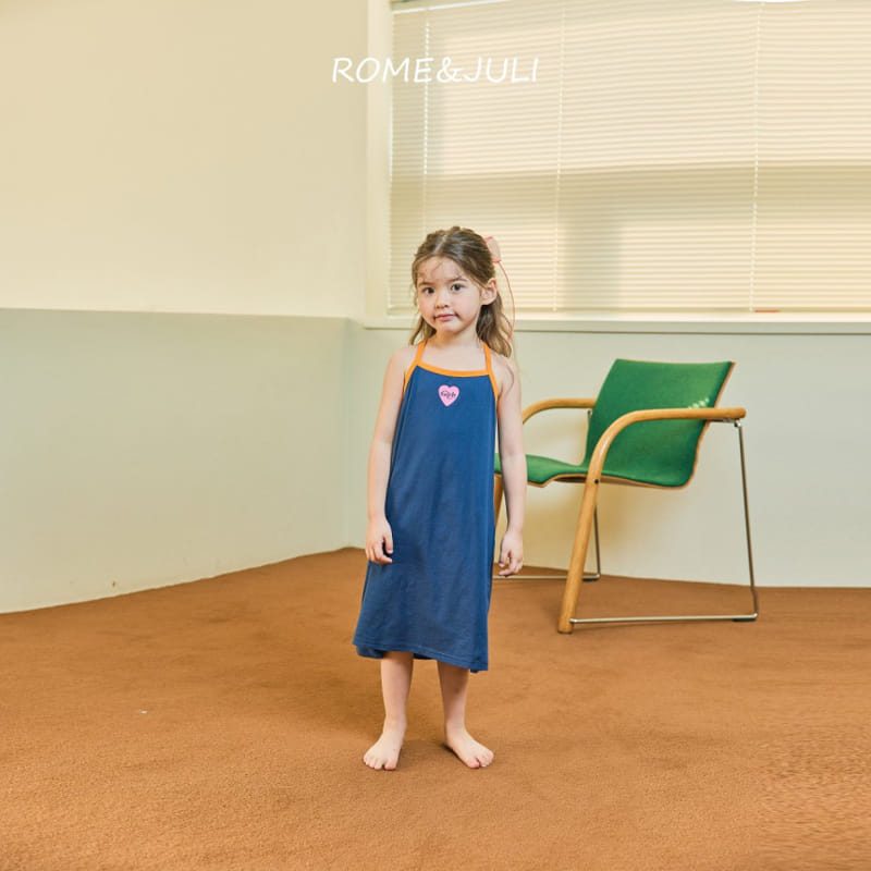 Rome Juli - Korean Children Fashion - #childrensboutique - Kiki Heart String One-piece - 7
