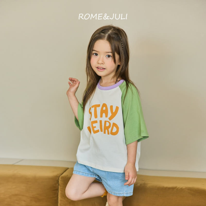 Rome Juli - Korean Children Fashion - #childrensboutique - Stay Color Tee - 2