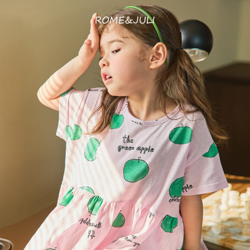 Rome Juli - Korean Children Fashion - #childrensboutique - Apple Turing One-piece - 11