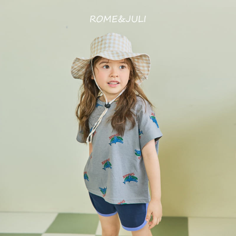 Rome Juli - Korean Children Fashion - #designkidswear - Swimming Shark Tee - 11