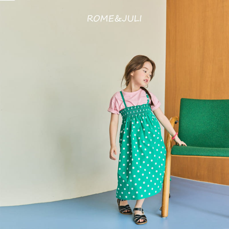 Rome Juli - Korean Children Fashion - #discoveringself - Dalart Dot Smocked One-piece - 12