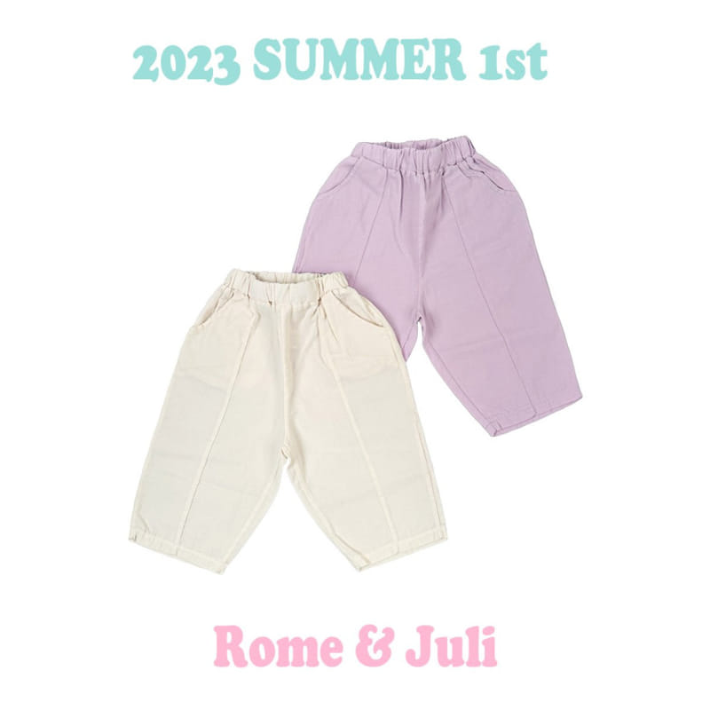 Rome Juli - Korean Children Fashion - #discoveringself - Linen Pants