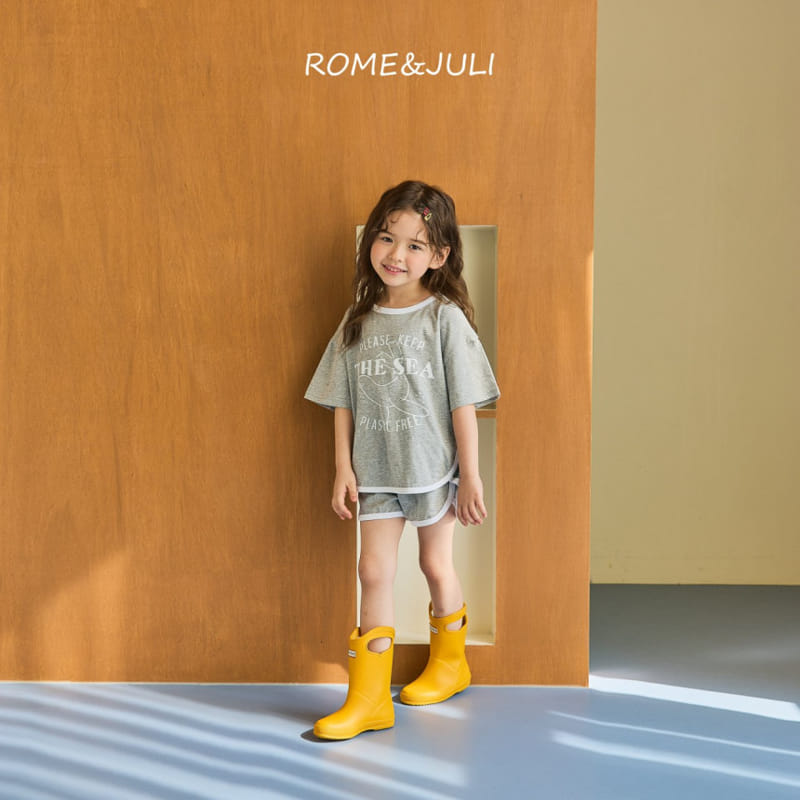 Rome Juli - Korean Children Fashion - #fashionkids - Bonobono Top Bottom Set - 7