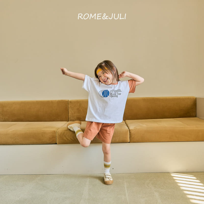 Rome Juli - Korean Children Fashion - #kidsshorts - Sporty Top Bottom Set - 7
