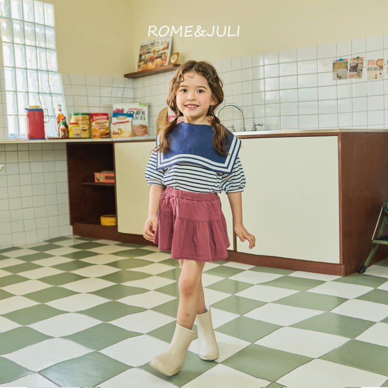 Rome Juli - Korean Children Fashion - #kidsshorts - Sailor Cape - 5