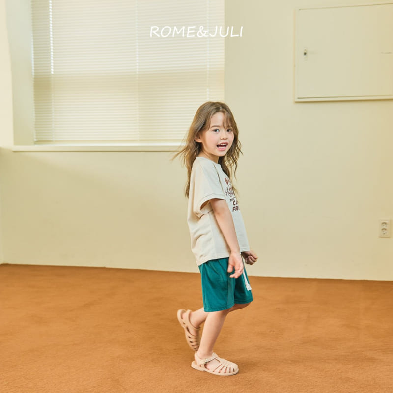 Rome Juli - Korean Children Fashion - #kidsshorts - Family Trap Tee - 3