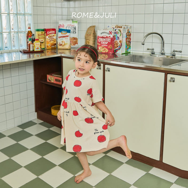 Rome Juli - Korean Children Fashion - #littlefashionista - Apple Turing One-piece - 3