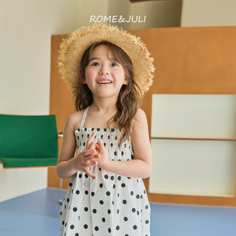 Rome Juli - Korean Children Fashion - #magicofchildhood - Dalart Dot Smocked One-piece - 3