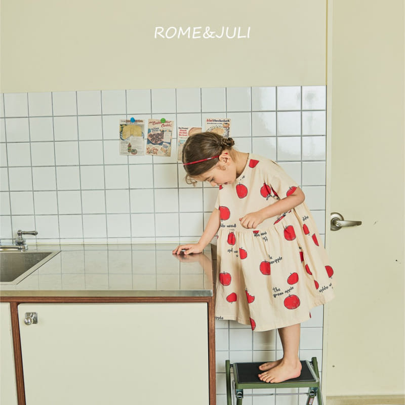 Rome Juli - Korean Children Fashion - #minifashionista - Apple Turing One-piece - 5