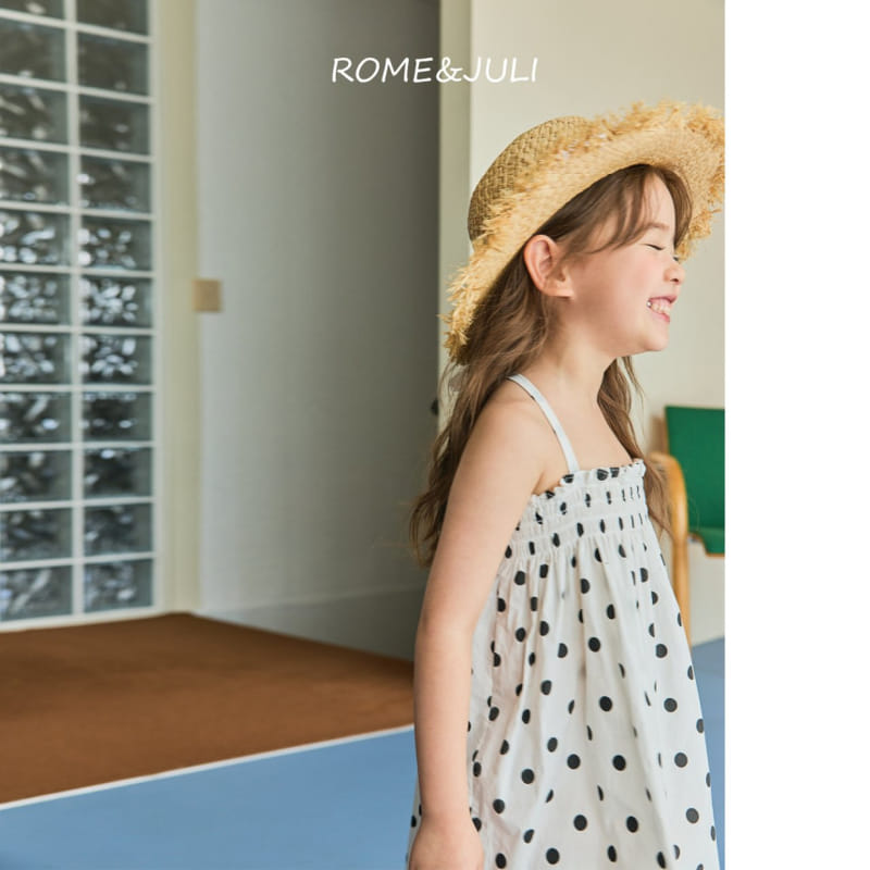 Rome Juli - Korean Children Fashion - #prettylittlegirls - Dalart Dot Smocked One-piece - 5