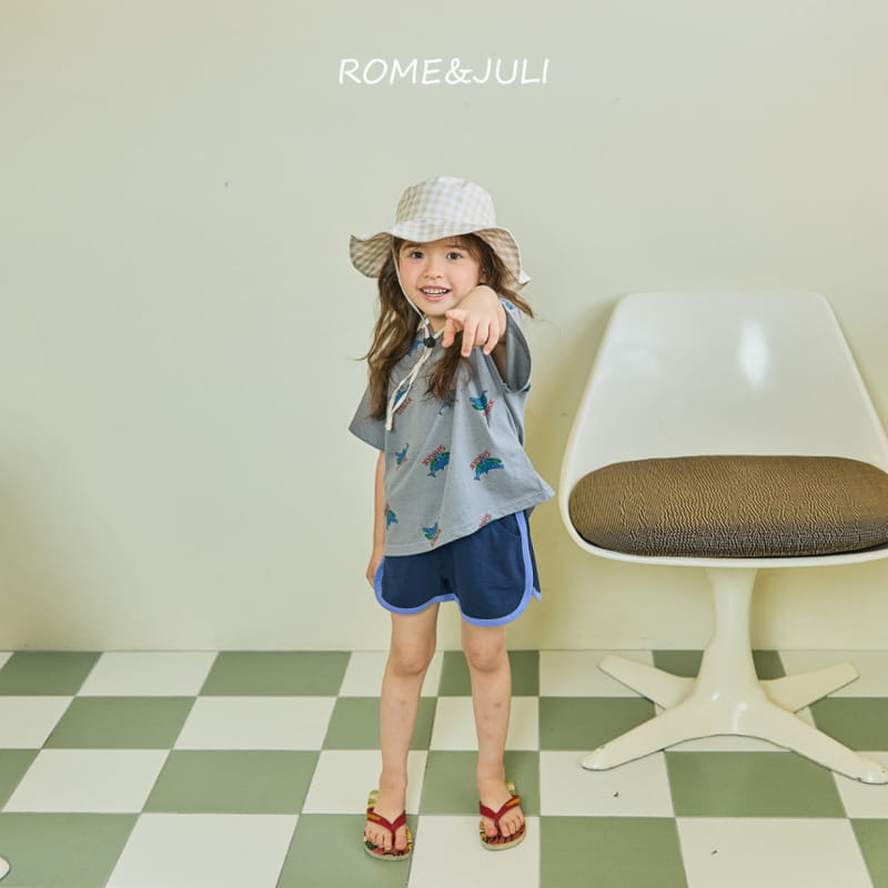 Rome Juli - Korean Children Fashion - #prettylittlegirls - Swimming Shark Tee - 7