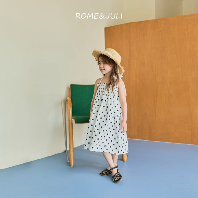 Rome Juli - Korean Children Fashion - #todddlerfashion - Dalart Dot Smocked One-piece - 6