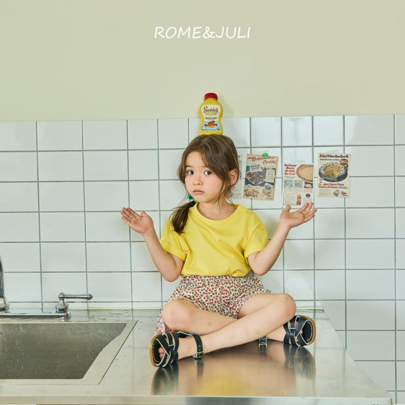 Rome Juli - Korean Children Fashion - #todddlerfashion - Flower banding Skirt Pants - 10