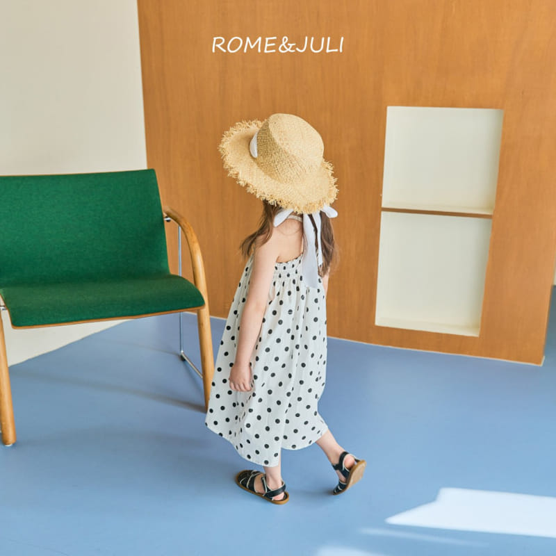 Rome Juli - Korean Children Fashion - #toddlerclothing - Dalart Dot Smocked One-piece - 7