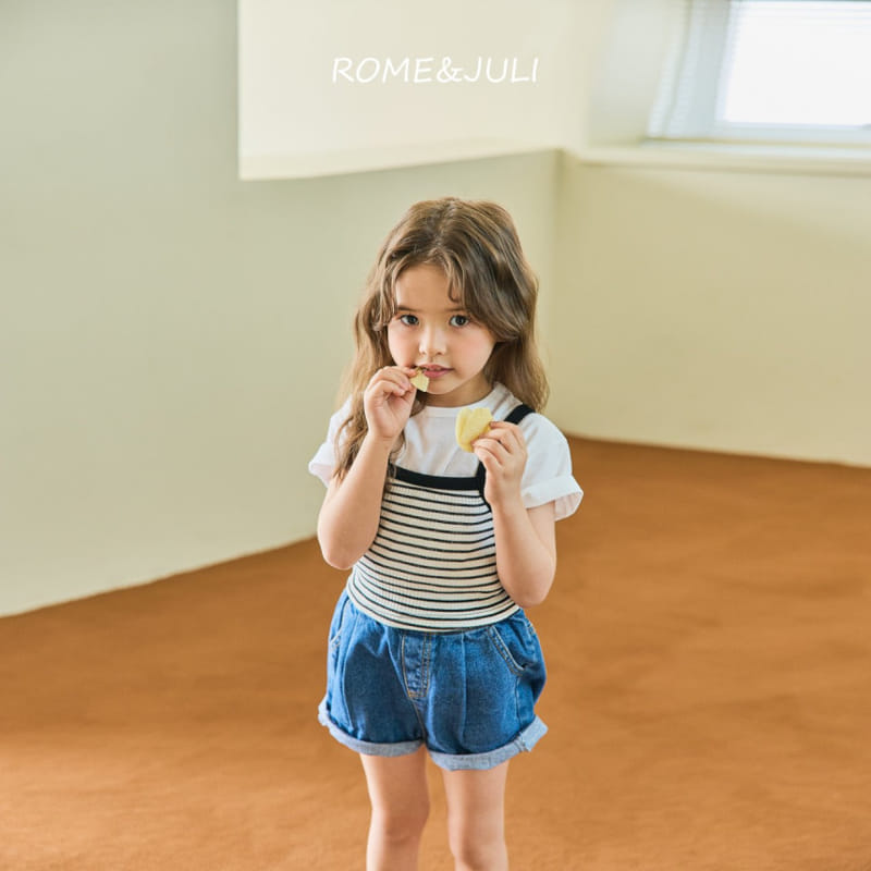 Rome Juli - Korean Children Fashion - #toddlerclothing - Lingo Bustier Sleeveless - 6