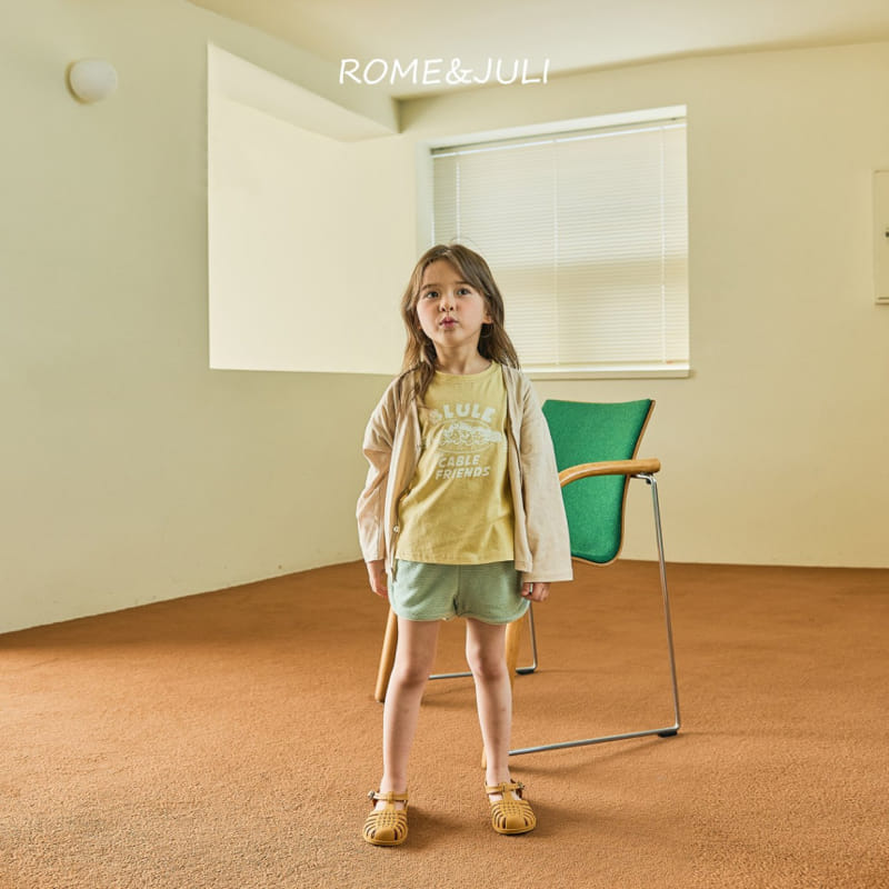 Rome Juli - Korean Children Fashion - #toddlerclothing - Family Trap Tee - 12