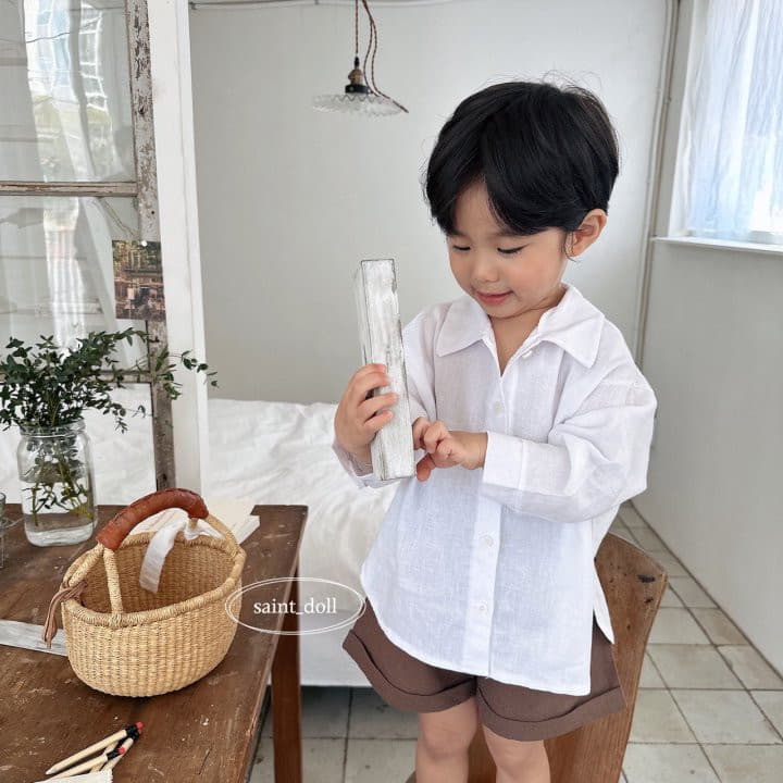 Saint Doll - Korean Children Fashion - #kidzfashiontrend - Linen Shirt - 4