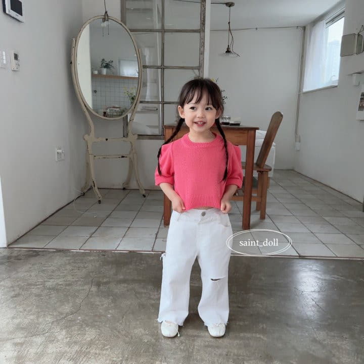 Saint Doll - Korean Children Fashion - #childofig - Jenny Knit Tee - 10