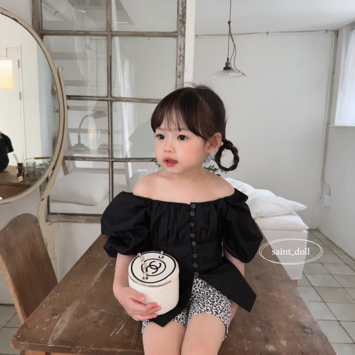 Saint Doll - Korean Children Fashion - #childofig - Shirring Button Blouse with Mom - 7