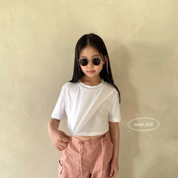 Saint Doll - Korean Children Fashion - #childrensboutique - Unball Crop Tee - 2