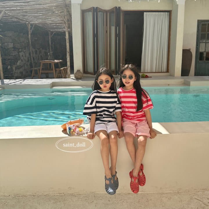 Saint Doll - Korean Children Fashion - #childrensboutique - Stripes Tee - 8
