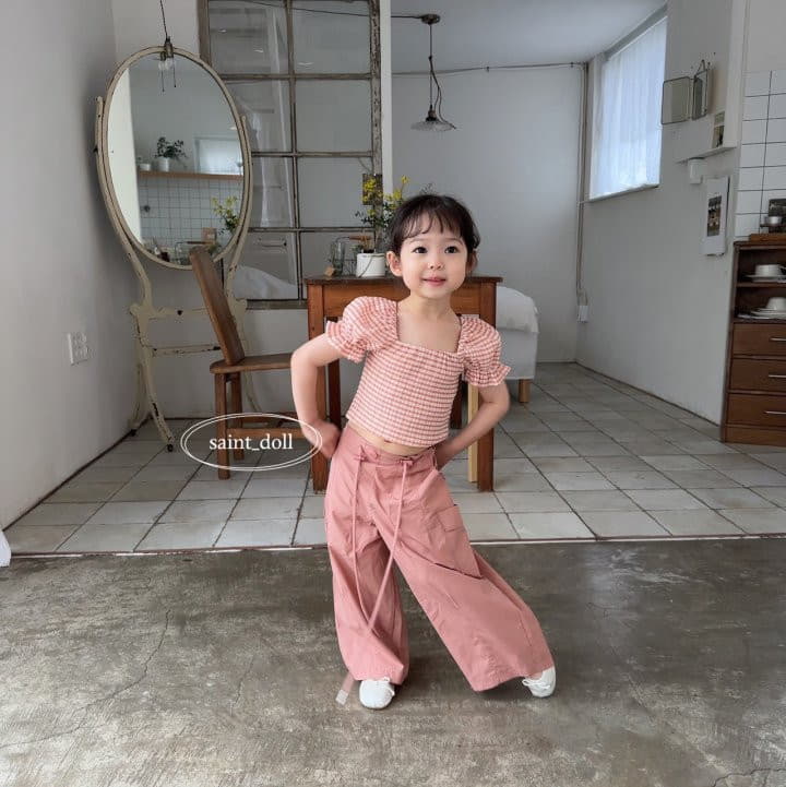 Saint Doll - Korean Children Fashion - #designkidswear - Cargo String Pants with Mom - 3