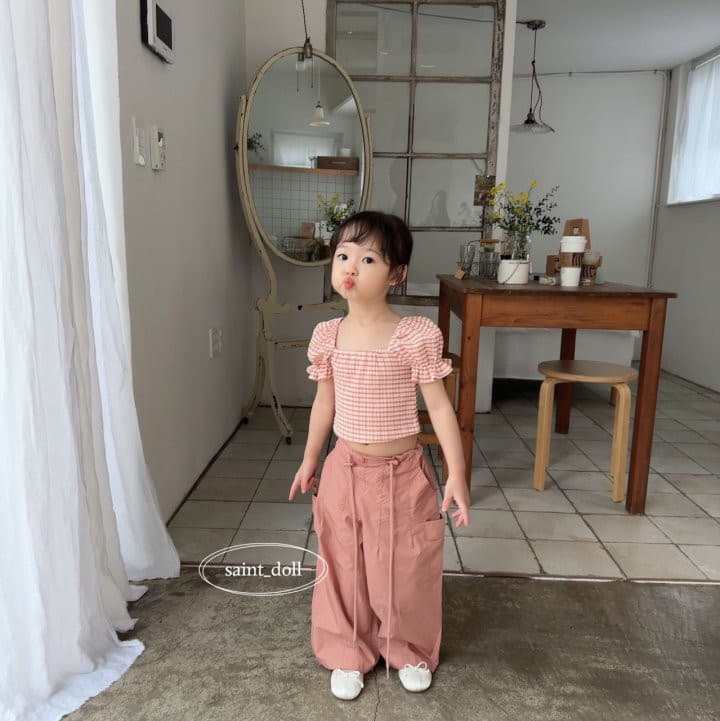 Saint Doll - Korean Children Fashion - #designkidswear - Cargo String Pants with Mom - 4