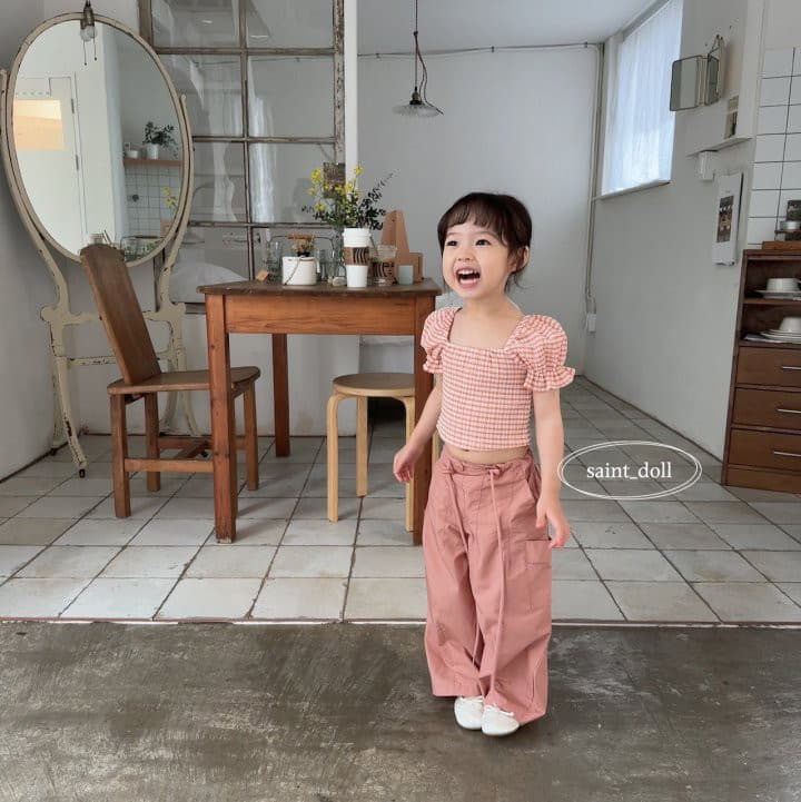 Saint Doll - Korean Children Fashion - #fashionkids - Cargo String Pants with Mom - 5