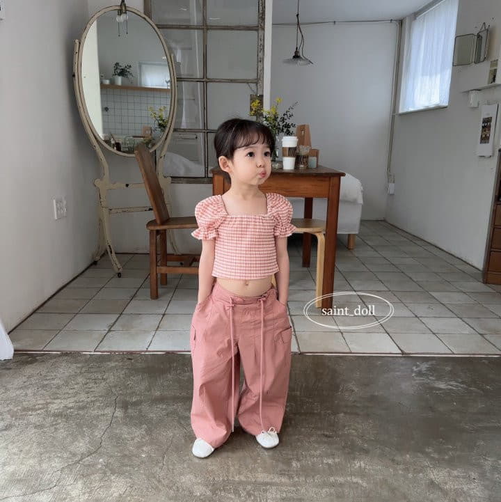 Saint Doll - Korean Children Fashion - #kidsstore - Cargo String Pants with Mom - 7