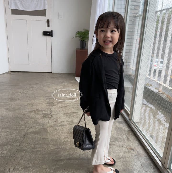 Saint Doll - Korean Children Fashion - #kidsstore - Overfit Linen Jacket with Mom - 10