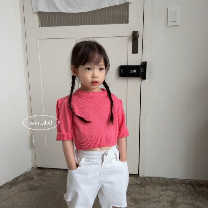 Saint Doll - Korean Children Fashion - #kidsstore - Jenny Knit Tee - 4