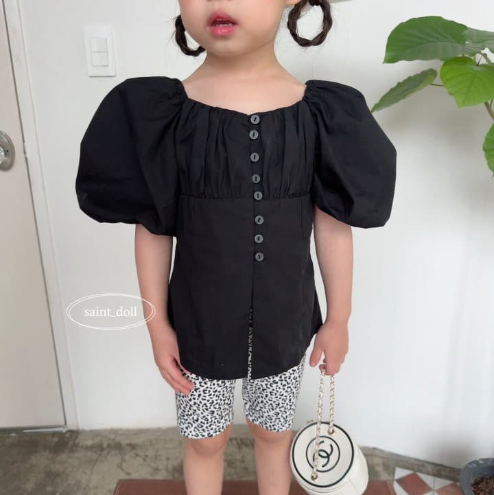 Saint Doll - Korean Children Fashion - #littlefashionista - Shirring Button Blouse with Mom - 3
