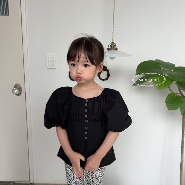 Saint Doll - Korean Children Fashion - #minifashionista - Shirring Button Blouse with Mom - 5