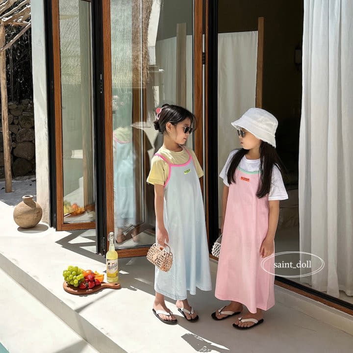 Saint Doll - Korean Children Fashion - #stylishchildhood - Color String One-piece - 2