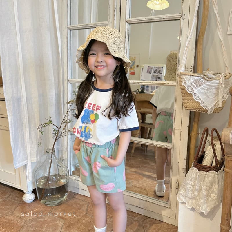 Salad Market - Korean Children Fashion - #designkidswear - Love Shorts - 8