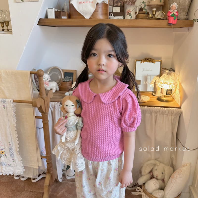 Salad Market - Korean Children Fashion - #littlefashionista - Sailor Knit Blouse - 8