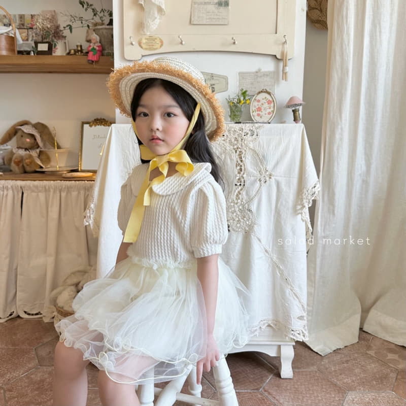Salad Market - Korean Children Fashion - #minifashionista - Sailor Knit Blouse - 10