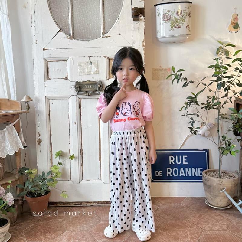 Salad Market - Korean Children Fashion - #prettylittlegirls - Bunny Tee - 10