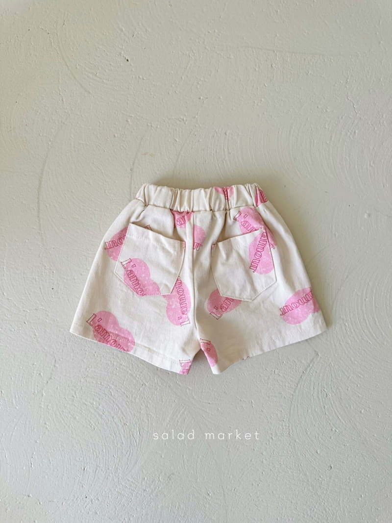 Salad Market - Korean Children Fashion - #prettylittlegirls - Love Shorts - 2