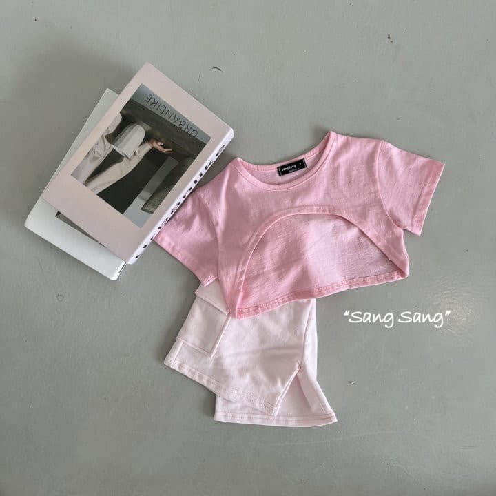 Sang Sang - Korean Children Fashion - #Kfashion4kids - Short Sleeves Bolero Tee - 3