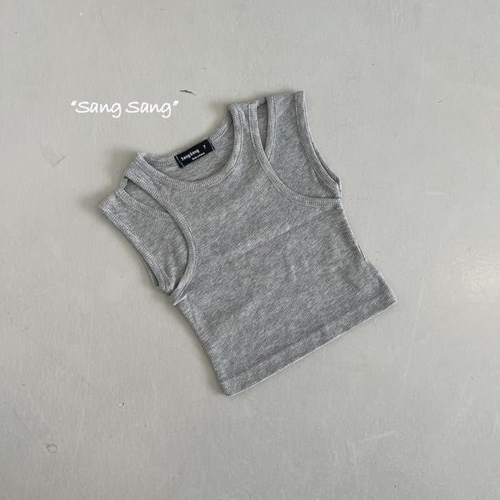 Sang Sang - Korean Children Fashion - #childofig - Twist Slit Sleeveless - 3