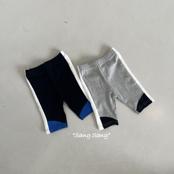 Sang Sang - Korean Children Fashion - #kidsshorts - Color Slit Leggings