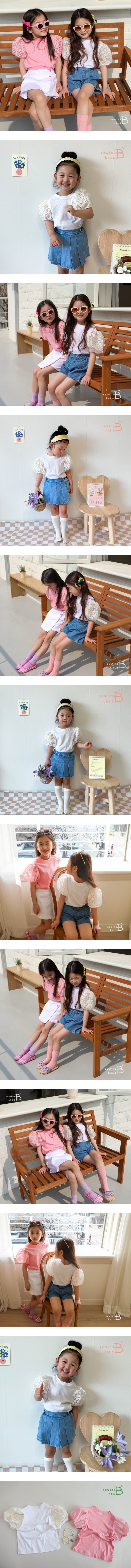 Sewing B - Korean Children Fashion - #kidsstore - Charllotte Puff Tee