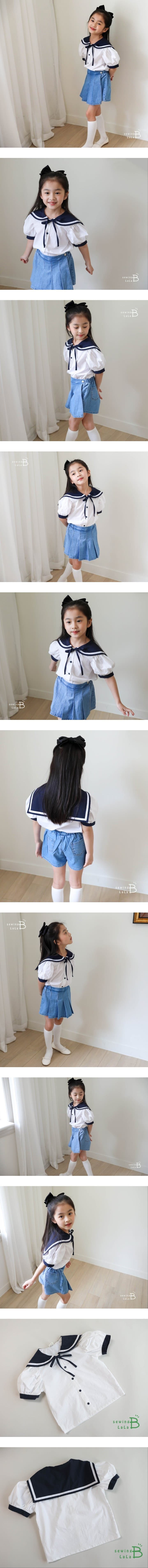 Sewing B - Korean Children Fashion - #kidzfashiontrend - Sailor Blouse