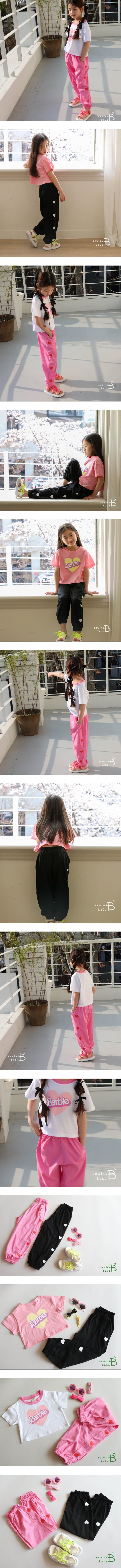 Sewing B - Korean Children Fashion - #kidzfashiontrend - Heart Pants