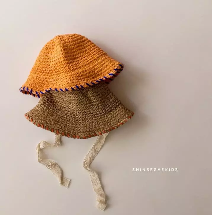 Shinseage Kids - Korean Children Fashion - #littlefashionista - Jisa Stitch String Bucket Hat