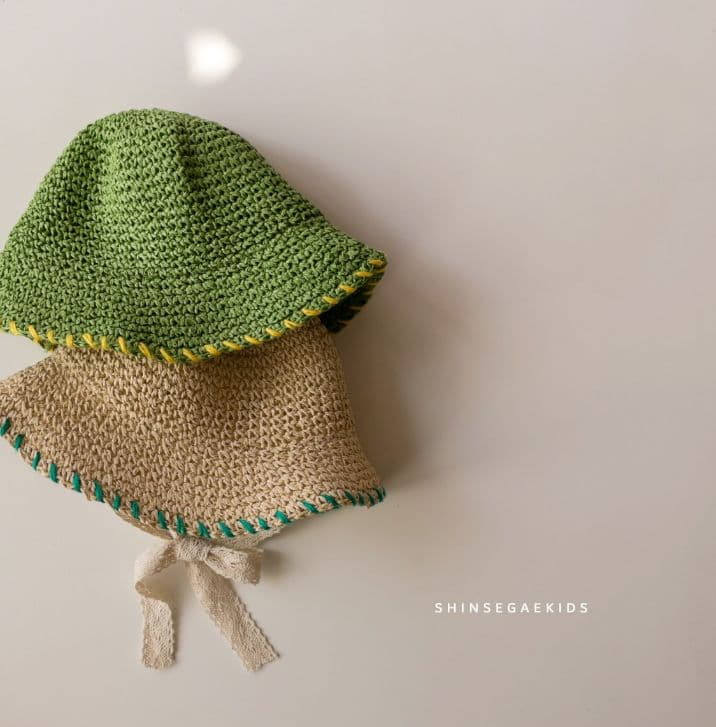 Shinseage Kids - Korean Children Fashion - #magicofchildhood - Jisa Stitch String Bucket Hat - 2