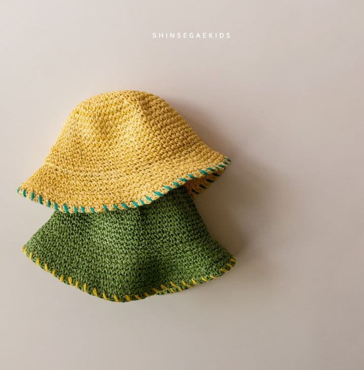Shinseage Kids - Korean Children Fashion - #minifashionista - Jisa Stitch String Bucket Hat - 3