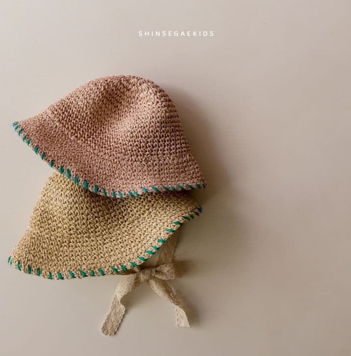 Shinseage Kids - Korean Children Fashion - #minifashionista - Jisa Stitch String Bucket Hat - 4