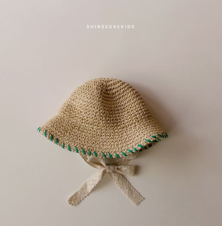 Shinseage Kids - Korean Children Fashion - #todddlerfashion - Jisa Stitch String Bucket Hat - 5